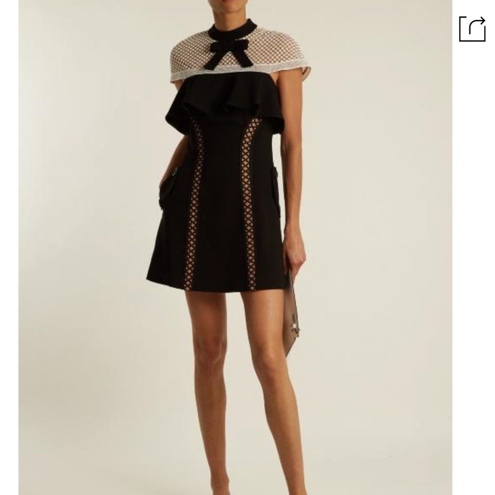 Black Self- Portrait Dress